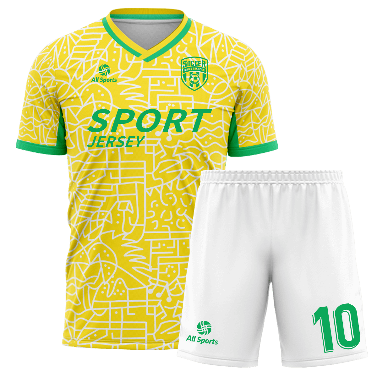 サッカー ユニフォーム 黄 激安 -All Sports Japan