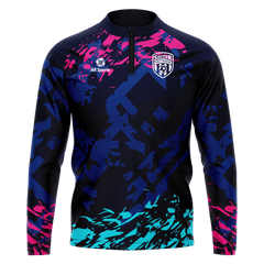 サッカ 1/4 ジップ ジャケット