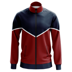 サッカー 昇華 カスタマイズ スポーツ ジャケット 赤