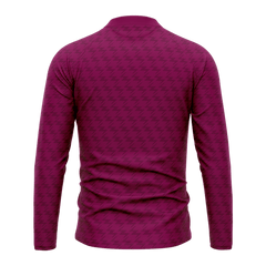 紫 1/4 ジップ ジャケット