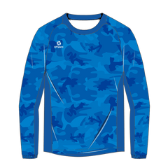 昇華フルオーダーピステジャケット 青 迷彩