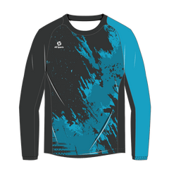 昇華フルオーダーピステジャケット 黒青