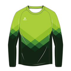 昇華フルオーダーピステジャケット 蛍光緑