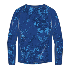 昇華フルオーダーピステジャケット 迷彩 青