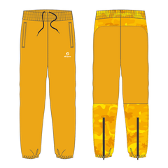 昇華フルオーダーピステパンツ 迷彩 オレンジ