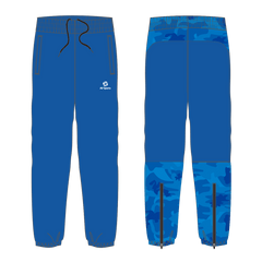 昇華フルオーダーピステパンツ 迷彩 青