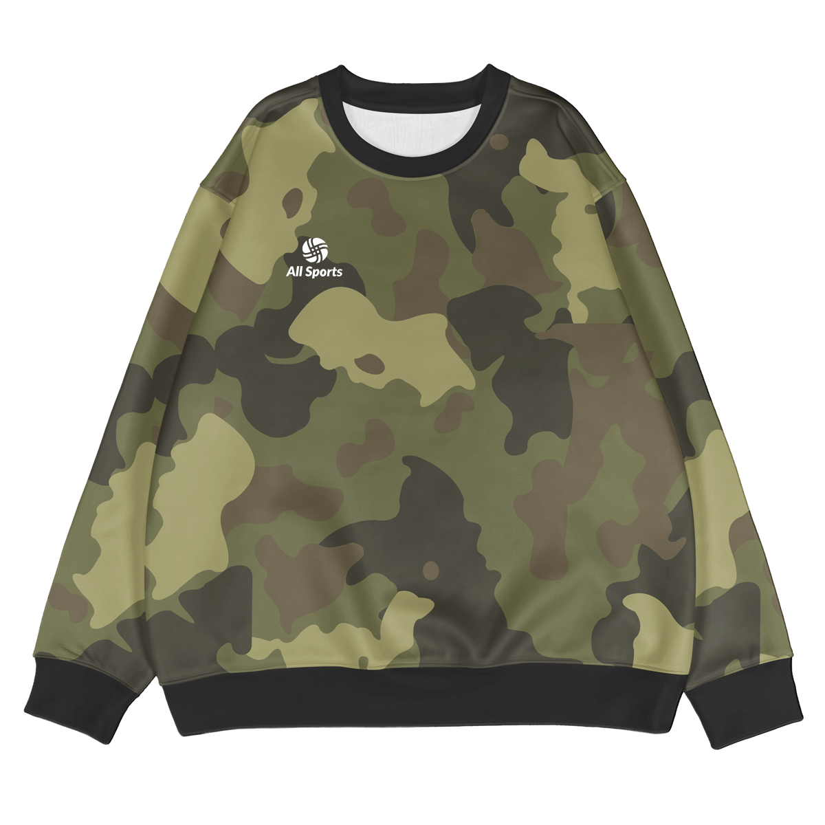 昇華スウェットシャツ 迷彩