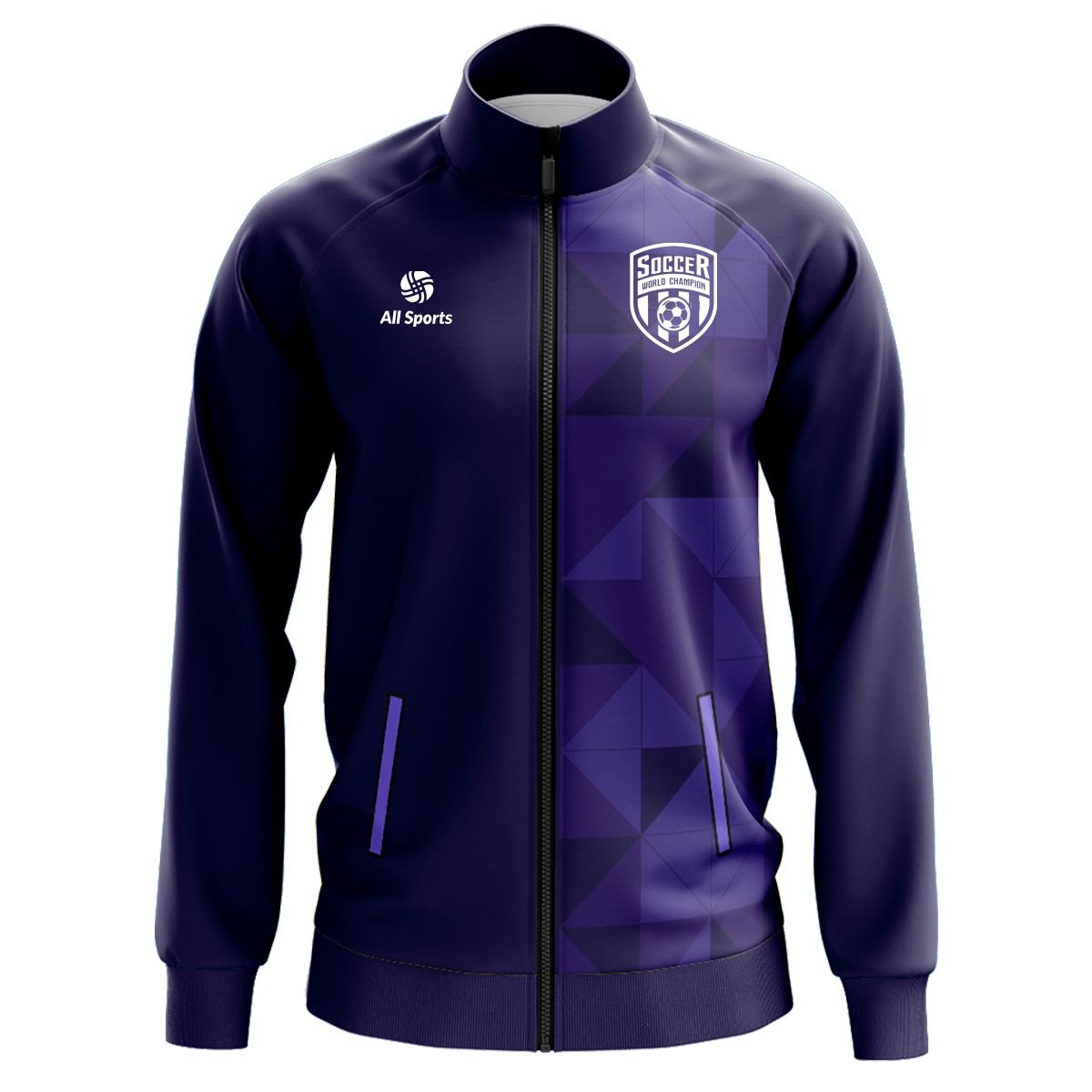 紫 昇華 カスタマイズ スポーツ ジャケット