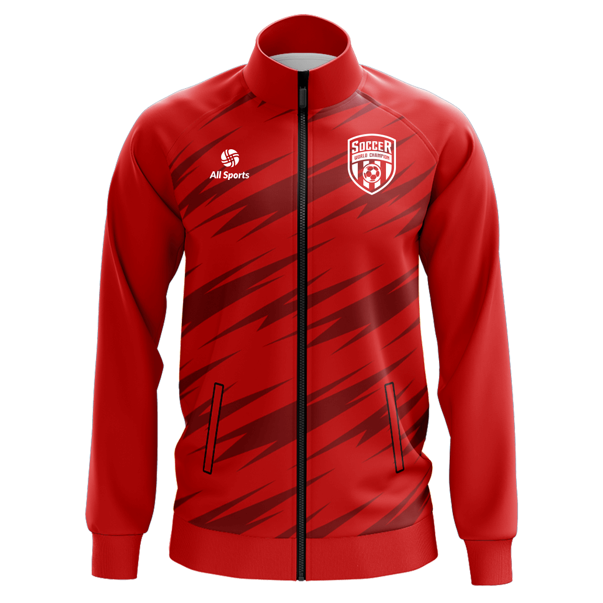 昇華 カスタマイズ スポーツ ジャケット 赤