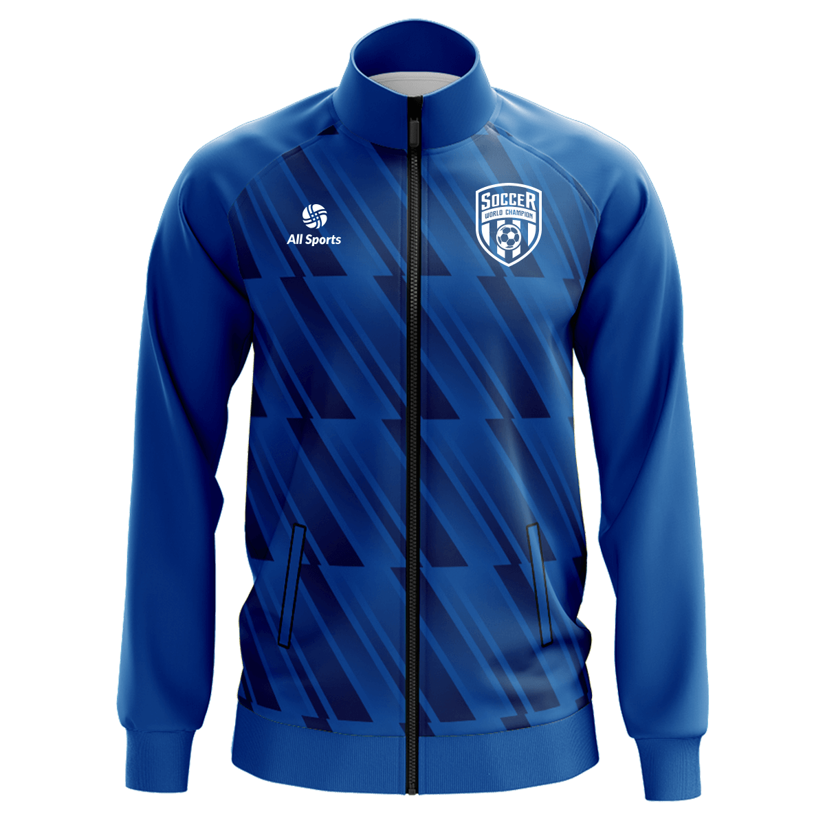 昇華 カスタマイズ スポーツ ジャケット 青