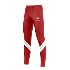 昇華 トレーニング パンツ 赤白