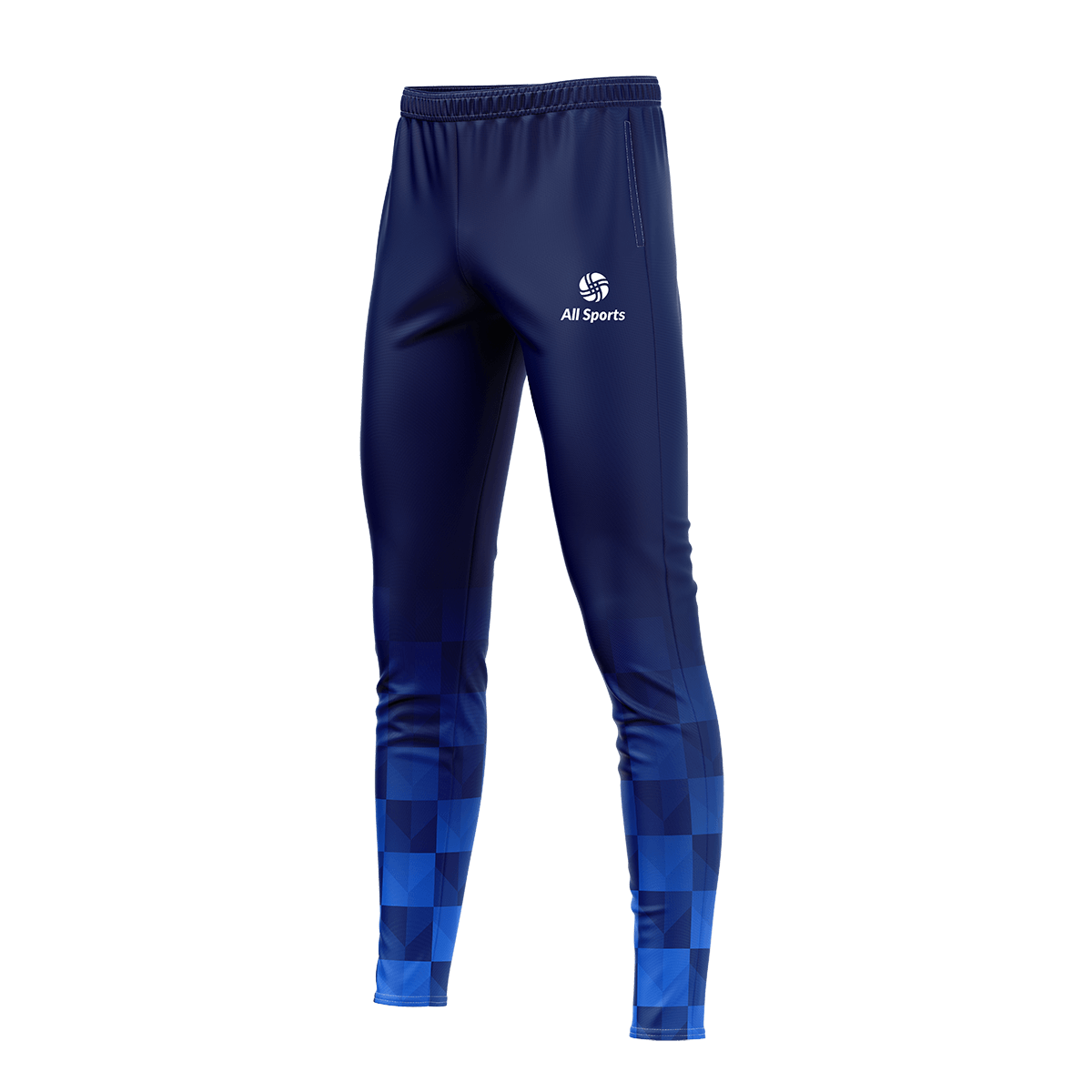 昇華 トレーニング パンツ 海軍ブルー