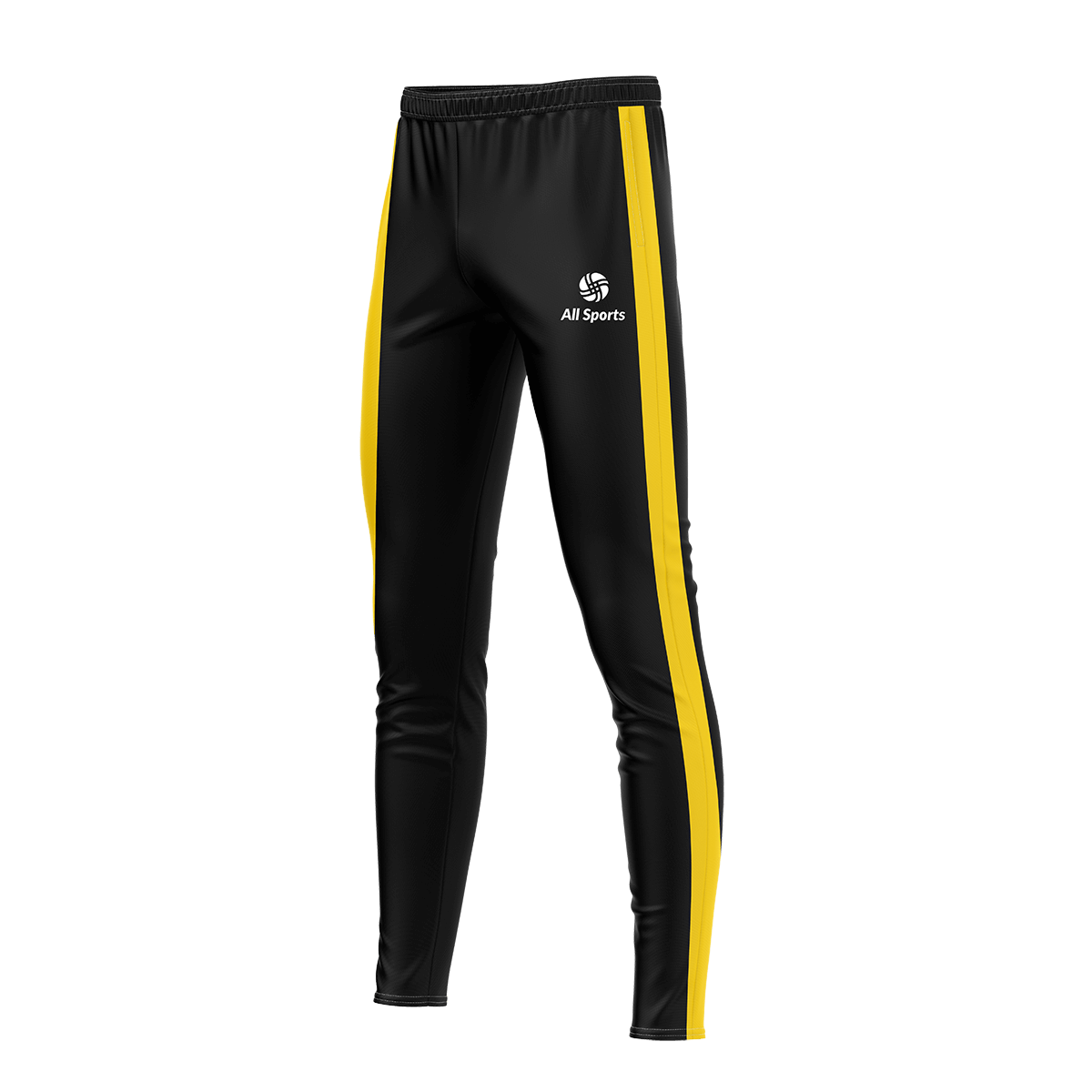 トレーニング パンツ 大人 黒黄