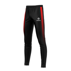 トレーニング パンツ 黒赤