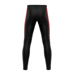 トレーニング パンツ 黒赤