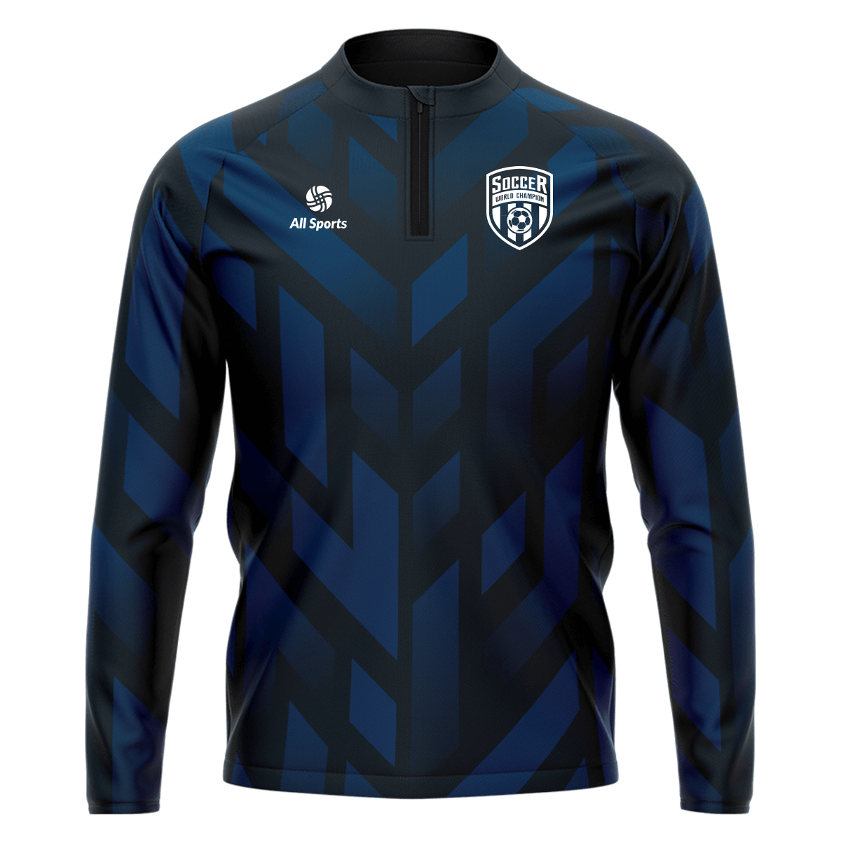 昇華 1/4 ジップ ジャケット