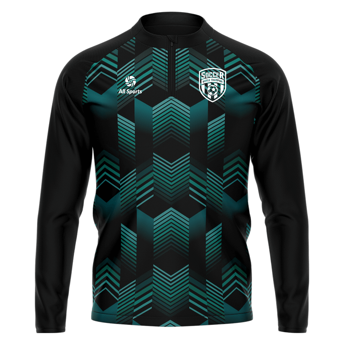 1/4 ジャケット ジップ 濃い緑