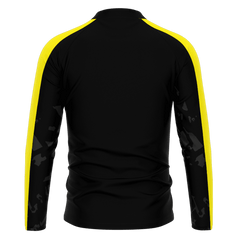 1/4 ジップジャケット 黒