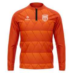 昇華 1/4 ジップ ジャケット オレンジ