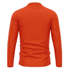 1/4 ジップ ジャケット オレンジ