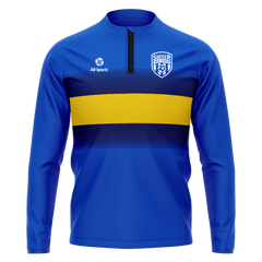 昇華 1/4 ジップ ジャケット ロイヤルブルー