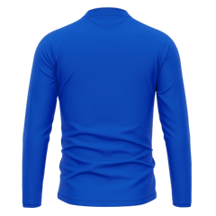 1/4 ジップ ジャケット ロイヤルブルー