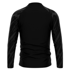 昇華 黒 1/4 ジップ ジャケット