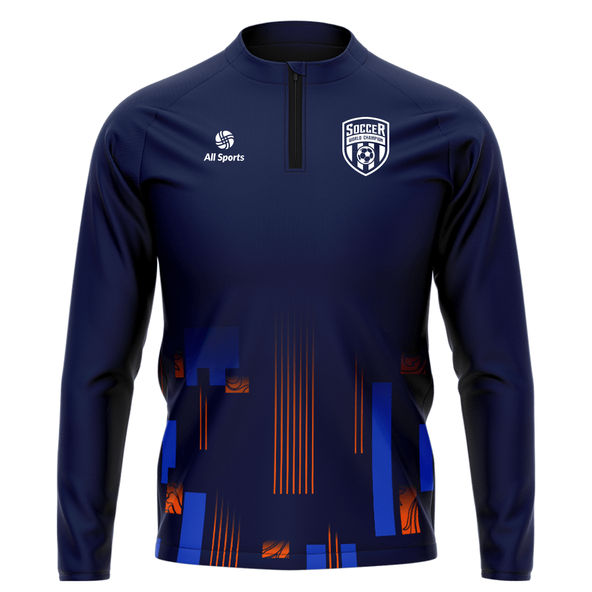 昇華 1/4 ジップ ジャケット