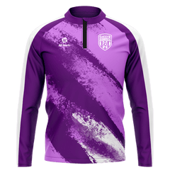 昇華 1/4 ジップ ジャケット 紫