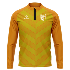 昇華 1/4 ジップ ジャケット オレンジ