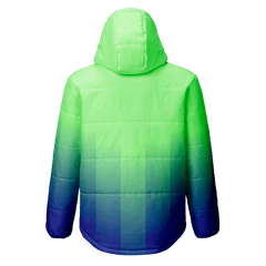 グラデーション 昇華中綿ジャケット