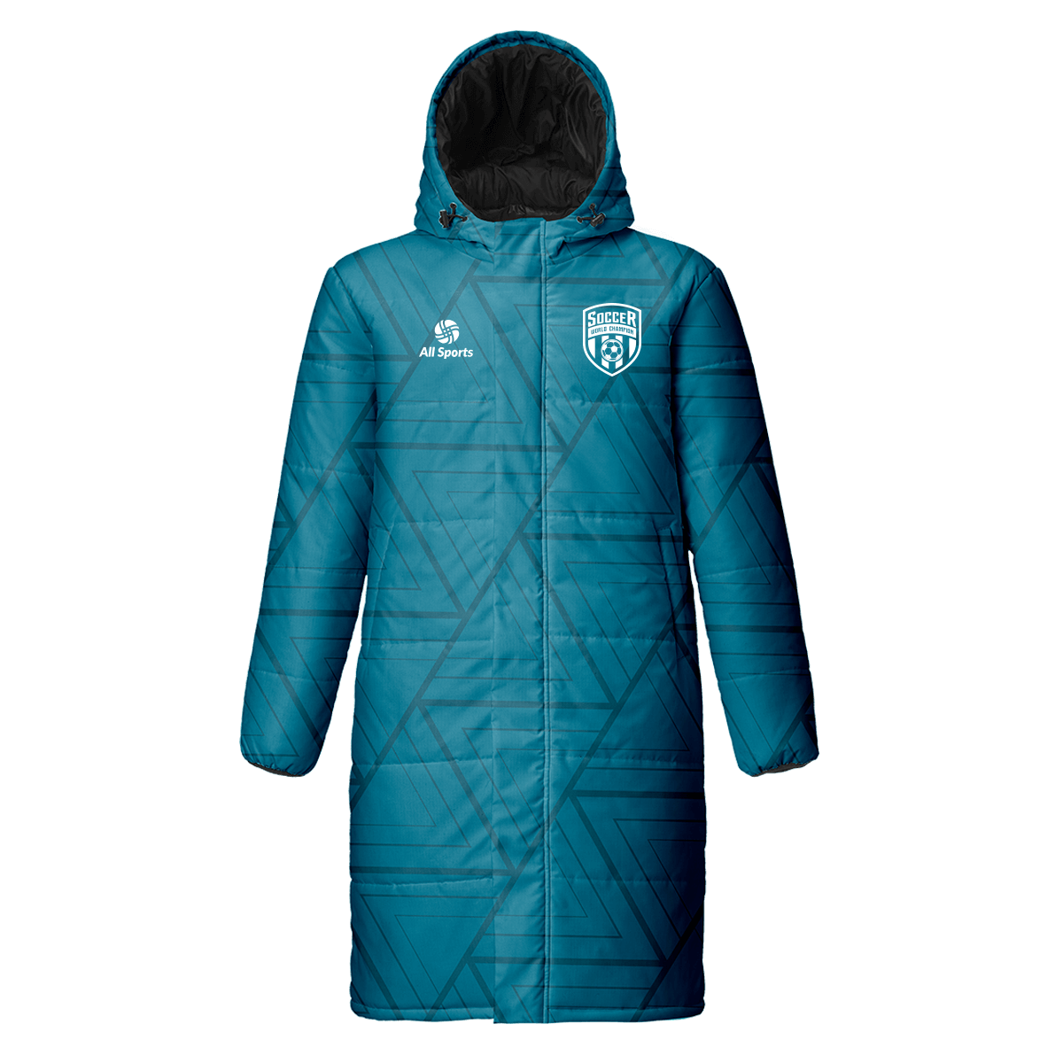 昇華中綿ロングコート 冬