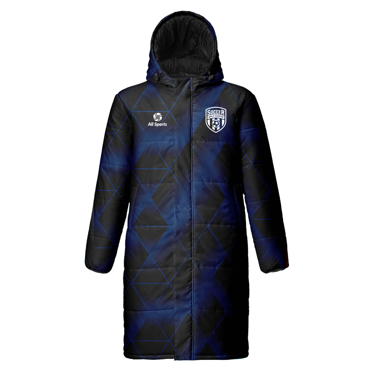 昇華中綿ロングコート 冬