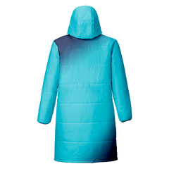 昇華 中綿 ロングコート 光海緑