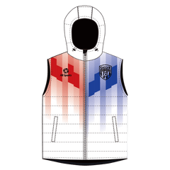 昇華 中綿のベスト 白