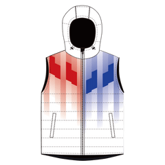 昇華 中綿のベスト 冬 防寒