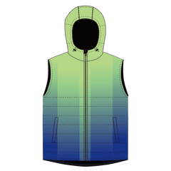 冬 昇華 中綿のベスト かっこいい