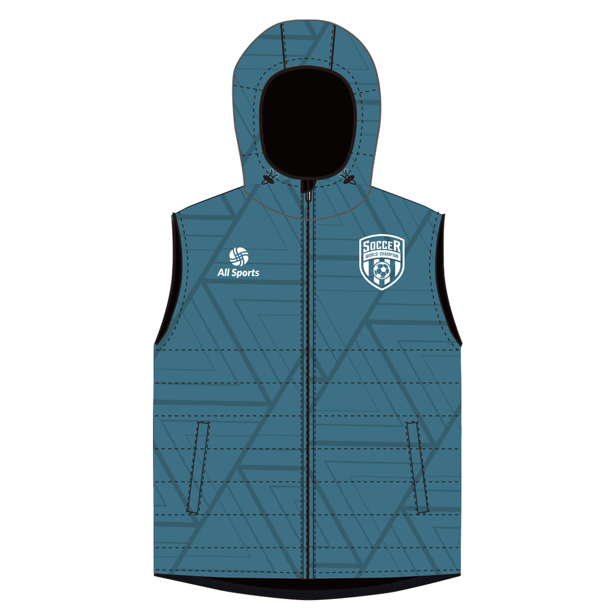 昇華中綿のベスト 冬