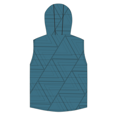 昇華中綿のベスト 水色