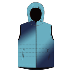 昇華 中綿のベスト 光海緑
