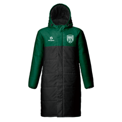 アウター レディース 冬 昇華 中綿 ロングコート,緑