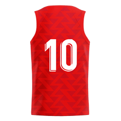 昇華 サッカー ビブス 赤