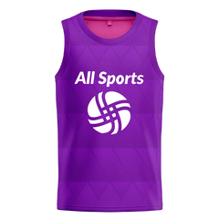 紫 両面 サッカー ビブス