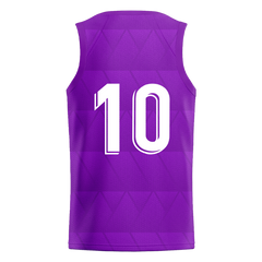 紫 両面 サッカー ビブス