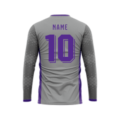 グレー サッカー 長袖 練習 着