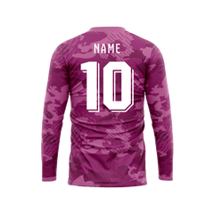 サッカー ユニフォーム 長袖 迷彩