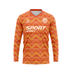 サッカー ユニフォーム 長袖 しま模様