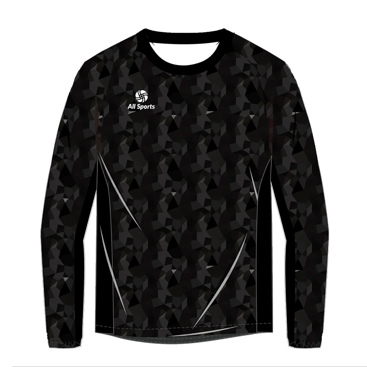 昇華 サッカー ピステ ジャケット 黒 长袖