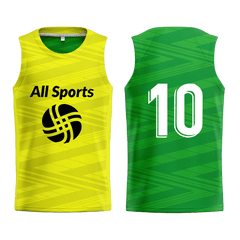 昇華 サッカー 両面 ビブス 黄 緑