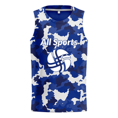 昇華 ビブス 青 迷彩 激安